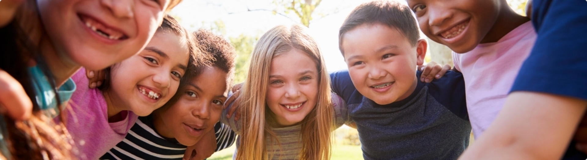 children gathered in a circle